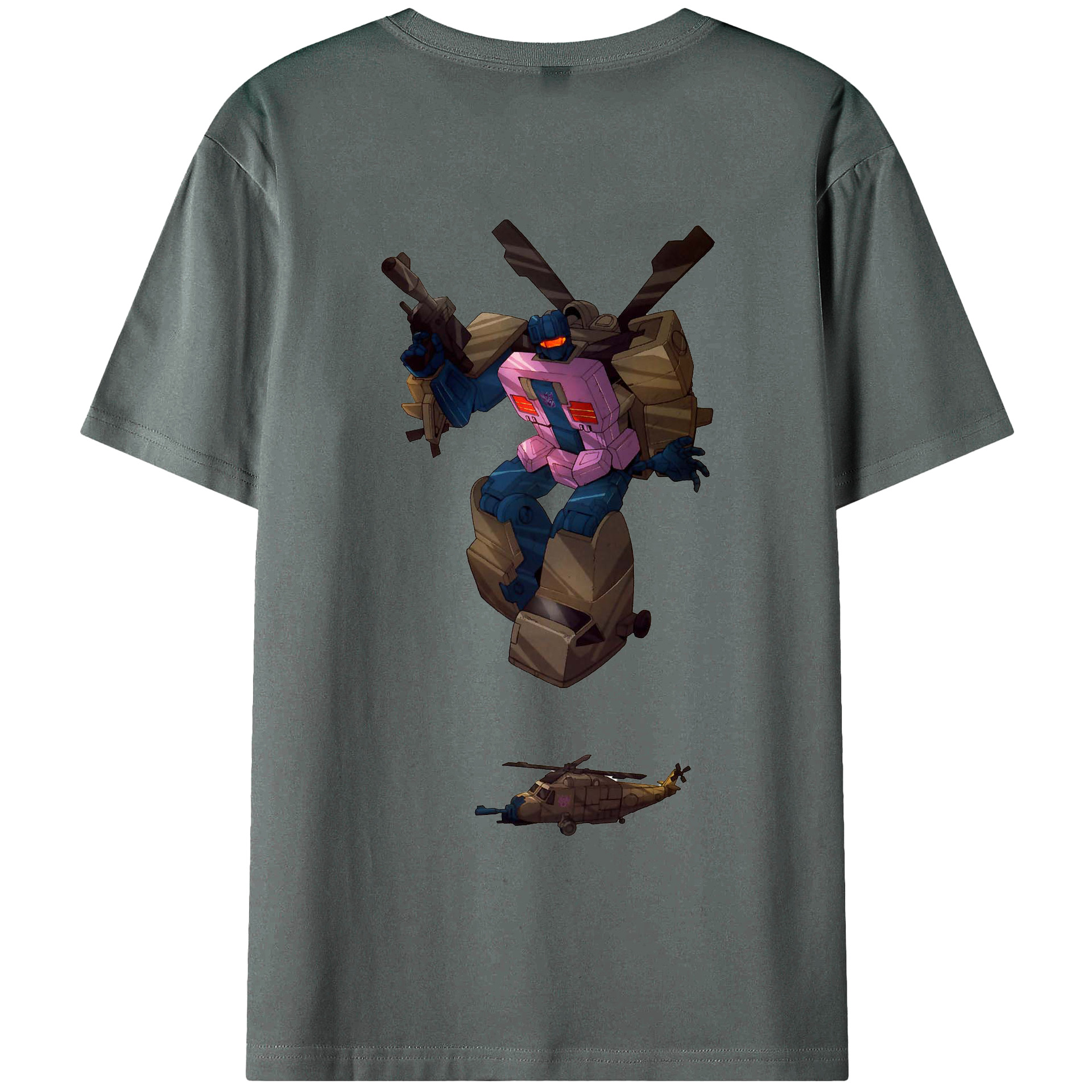 （画像用）  綿100％ メンズ半袖Tシャツ（バックプリント） 通気性